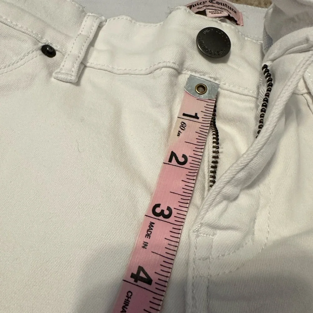 Juicy Couture White Denim Jeans Pants‎ Casual Everyday